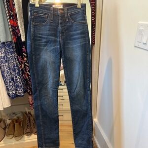 Madewell slim straight jean